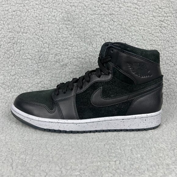 Jordan 1 High Men 8.5 Shoe Black Grey NYC 23NY Nike Air Retro OG 2016 Sneakers 1 - Picture 2 of 12